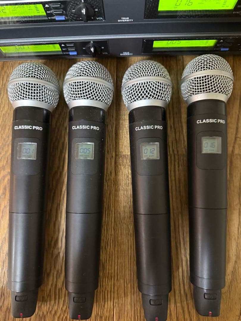 ClassicPro CWR802 ワイヤレス2セット(ワイヤレスマイク4本付)