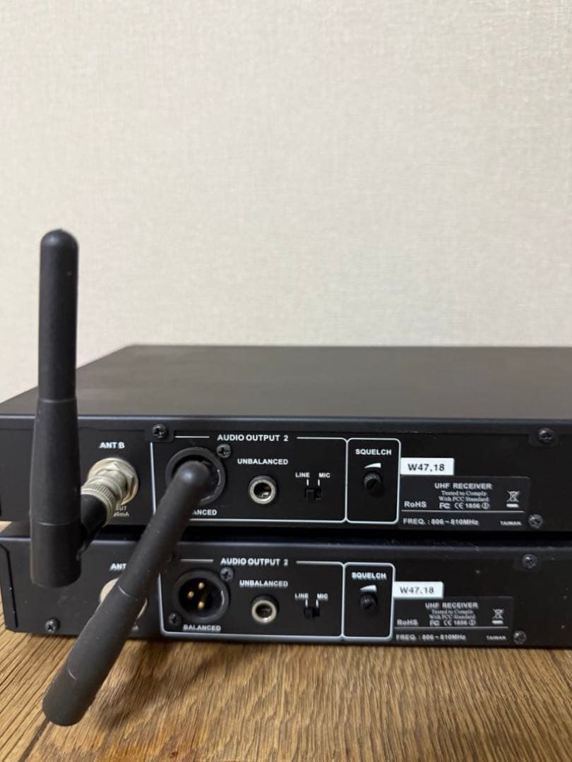 ClassicPro CWR802 ワイヤレス2セット(ワイヤレスマイク4本付)