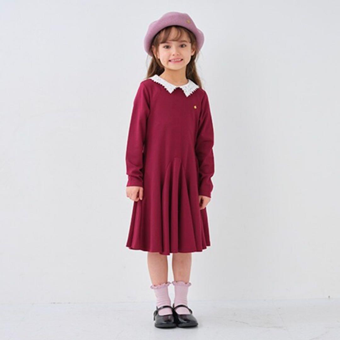 ☆美品☆kate spade ワインレッド ワンピース 130