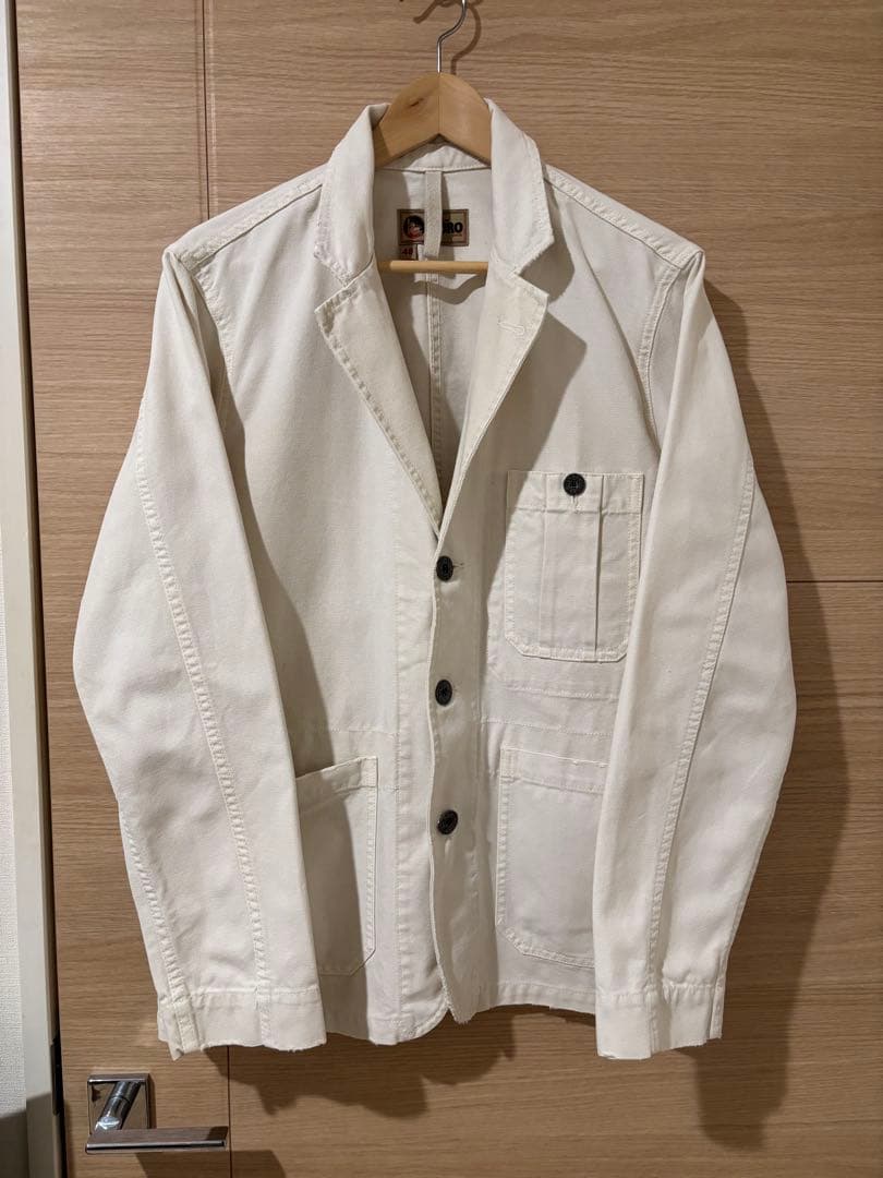 LYBRO ナイジェルケーボン　ダックテーラードジャケット 48 ホワイト