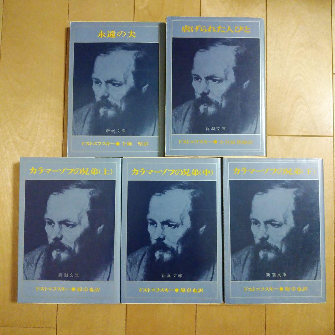 ドストエフスキー　19冊セット　罪と罰、未成年、悪霊、カラマーゾフの兄弟、白痴等