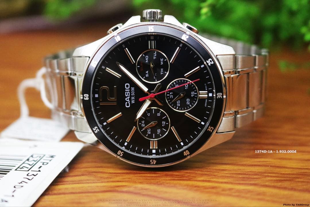 カシオ　アナログ腕時計　新品 シルバーステンレス　並行輸入品　激レアモデル