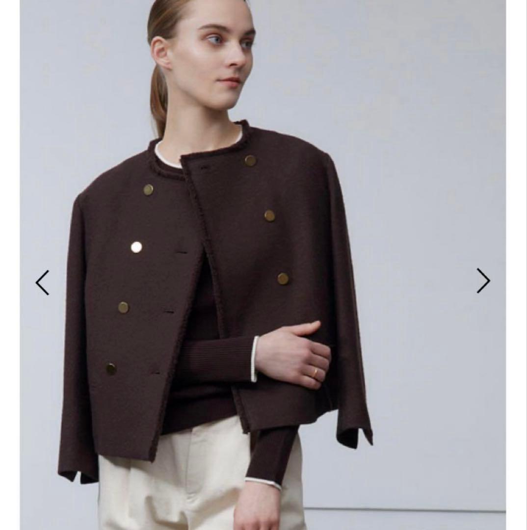 BEIGE MILLAM ショートジャケット4 ベイジ ネイビー