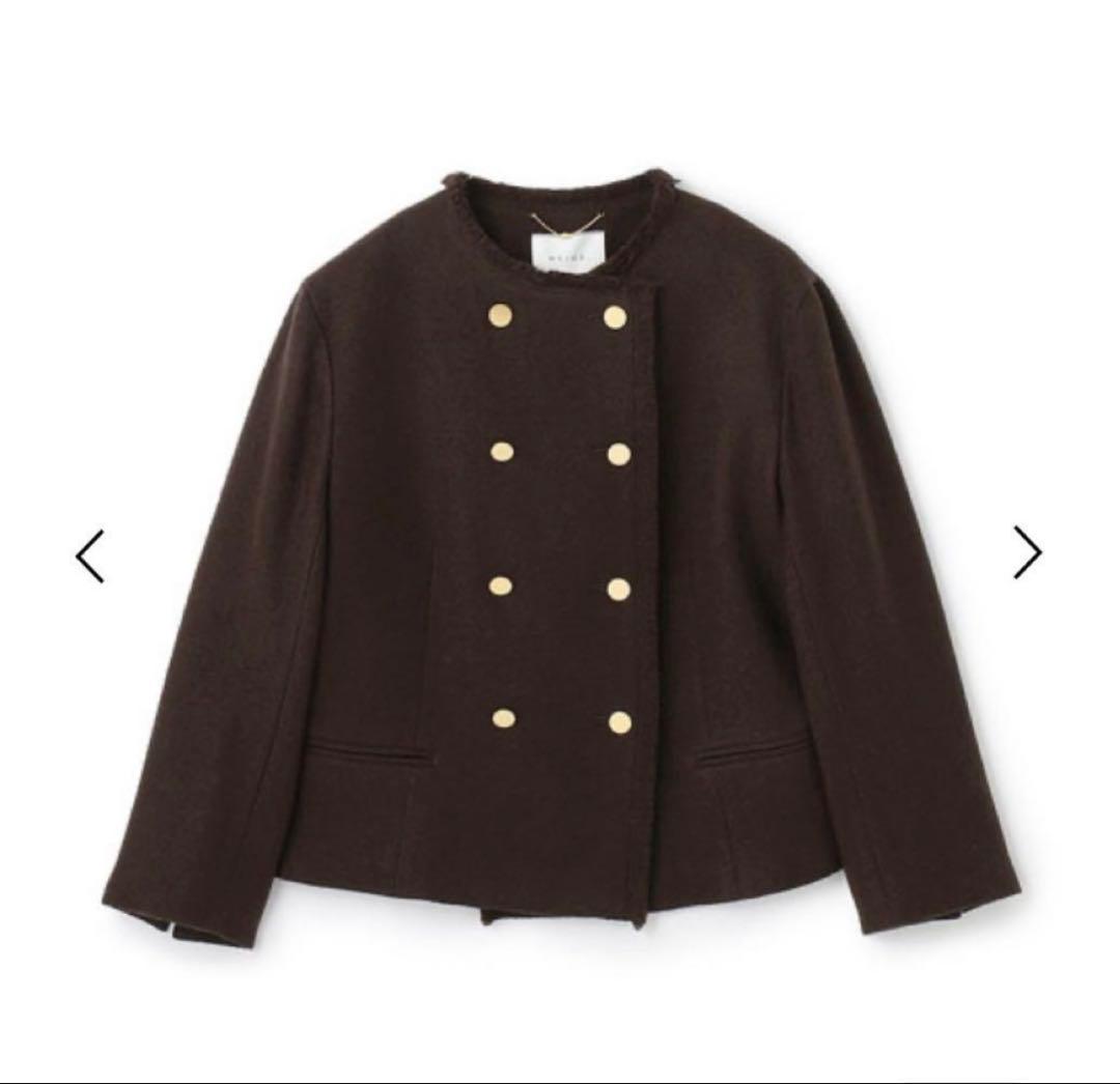 BEIGE MILLAM ショートジャケット4 ベイジ ネイビー