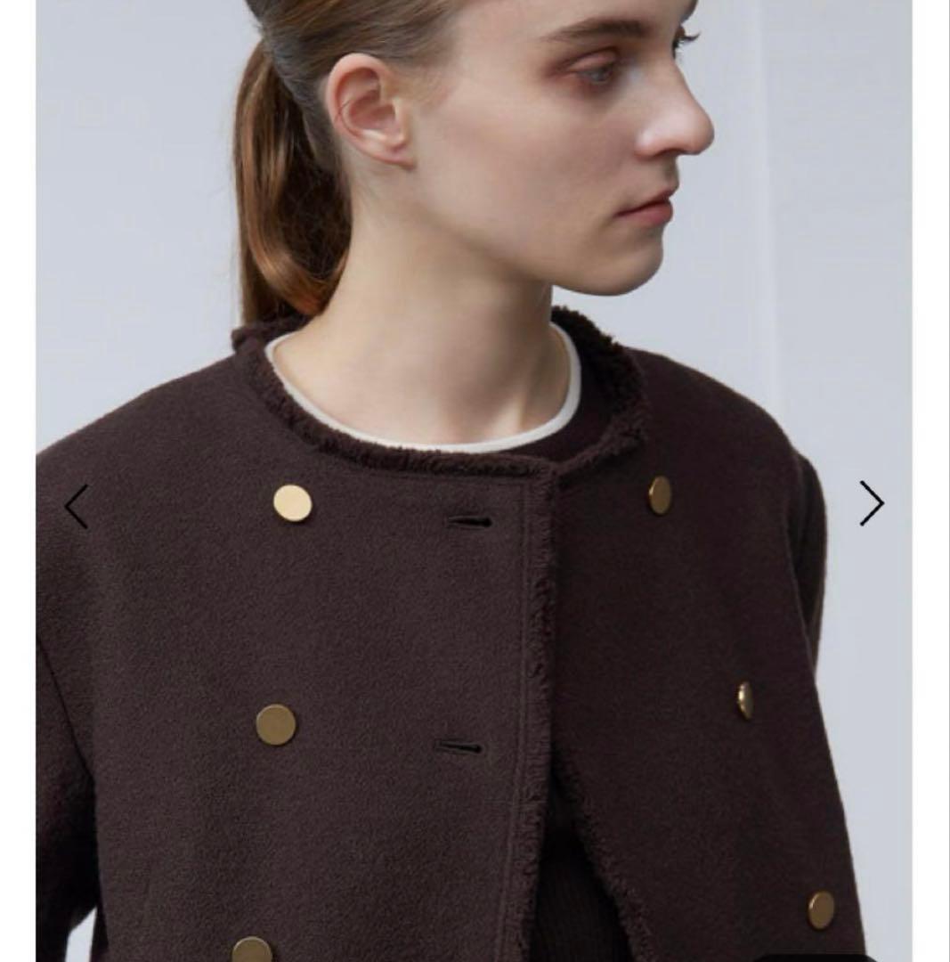 BEIGE MILLAM ショートジャケット4 ベイジ ネイビー