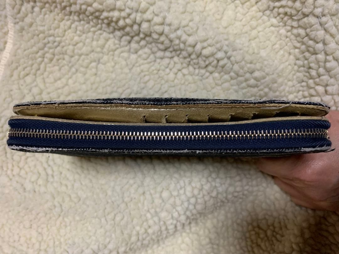 CHANEL デニム長財布