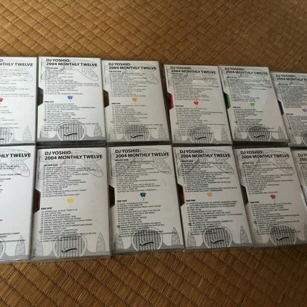 DJ Yoshio twelve mix tape 2003.4セット