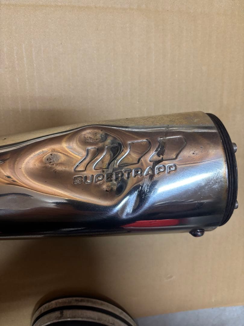 カワサキ250tr SUPERTRAPP ステンレスマフラー