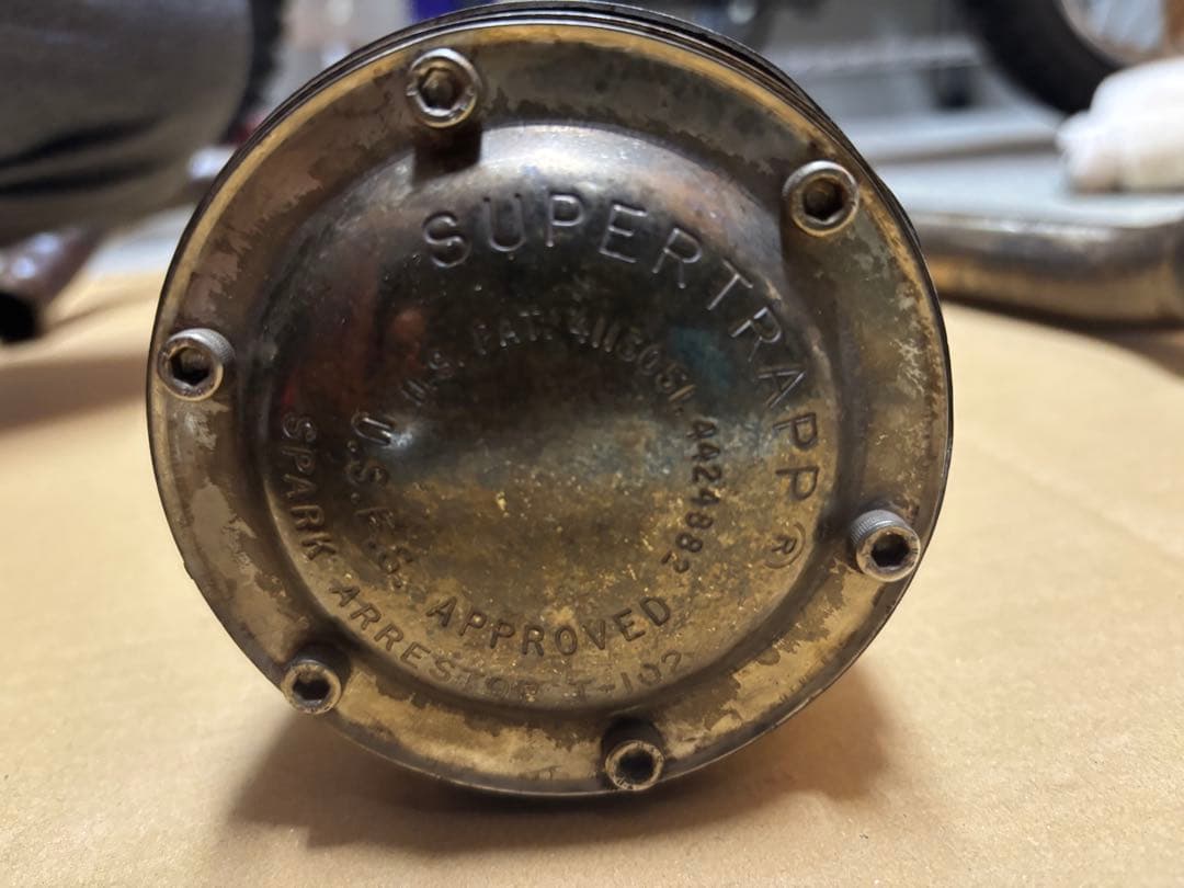 カワサキ250tr SUPERTRAPP ステンレスマフラー