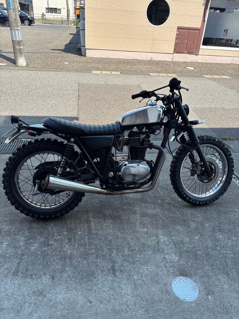 カワサキ250tr SUPERTRAPP ステンレスマフラー