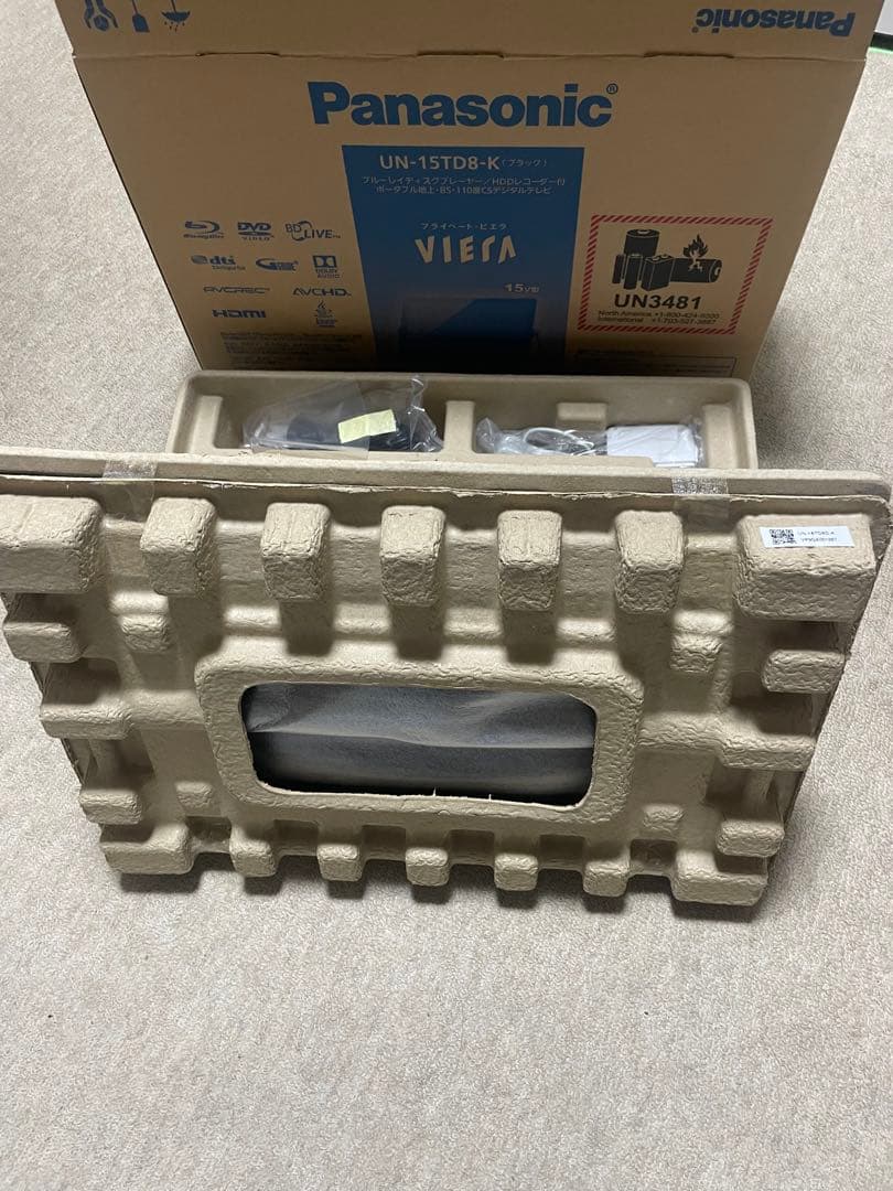 Panasonic UN-15TD8-K ポータブルテレビ