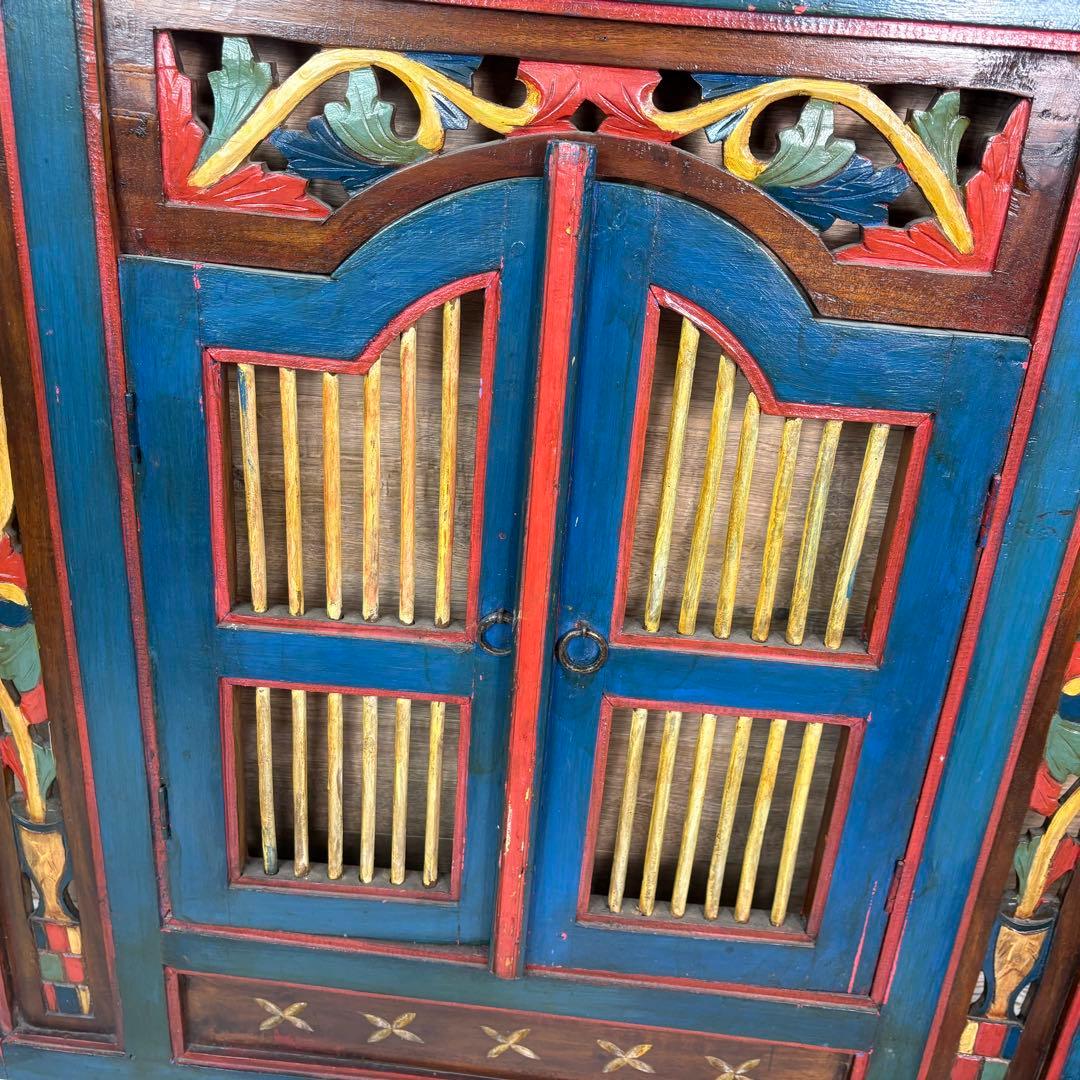 アンティークビンテージ年代物壁掛けパネル80×90木製インテリアウォールパネル