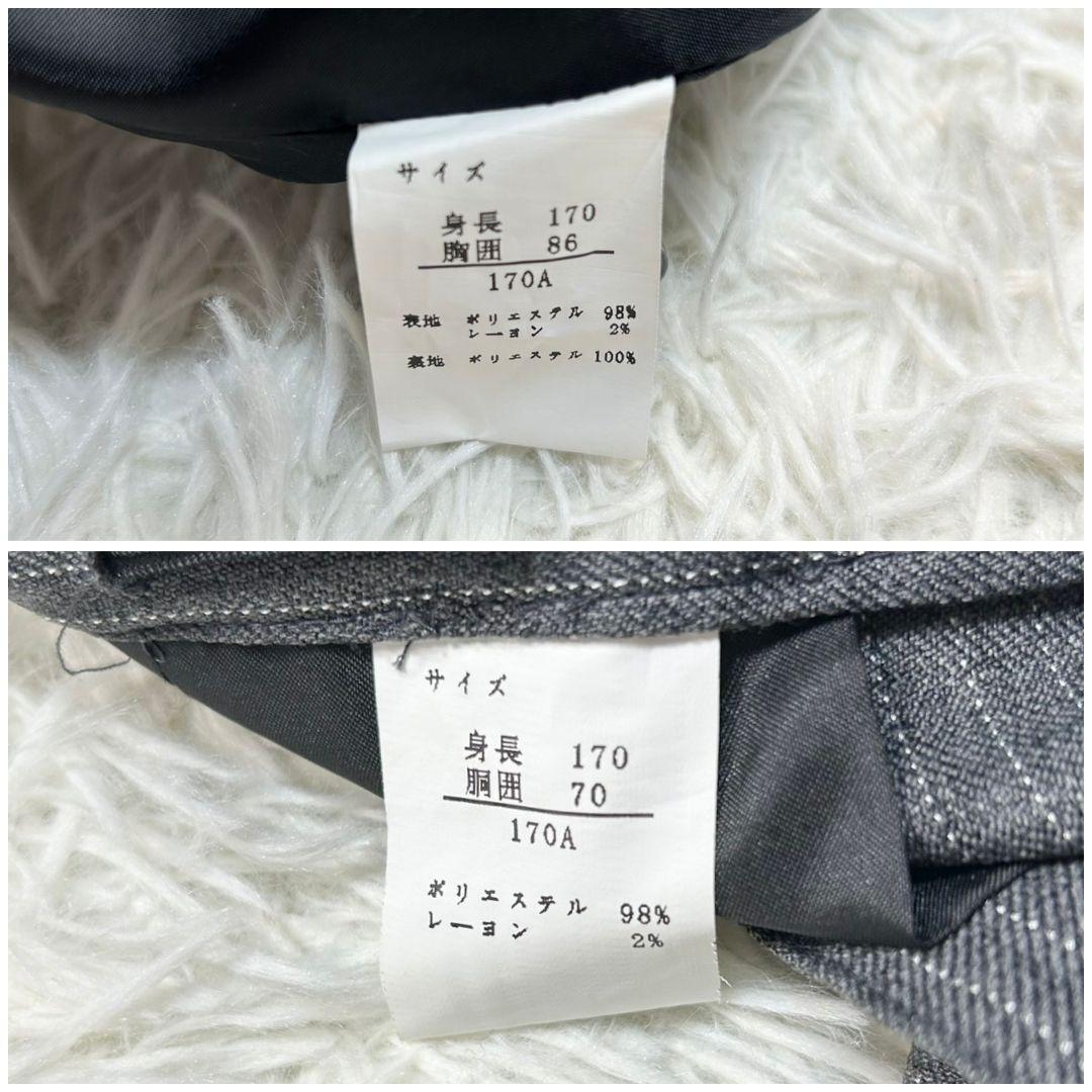 【美品】ワンダーファクトリー フォーマル スーツ キッズ 170 グレー 卒服