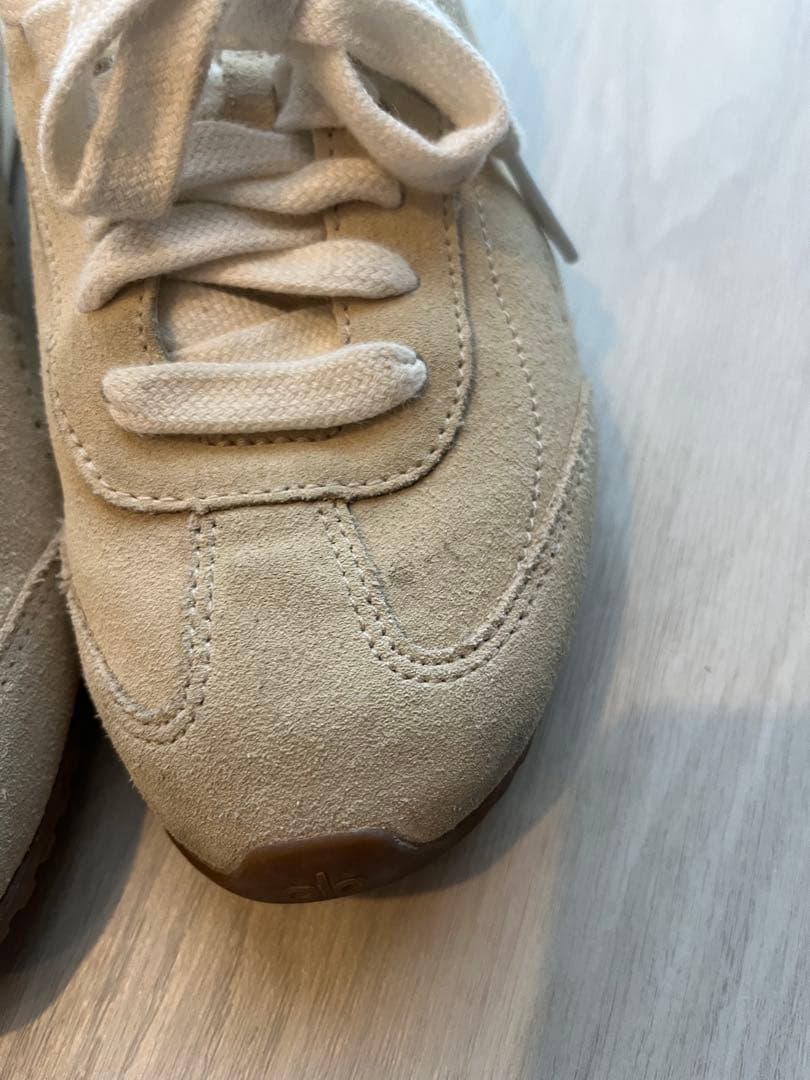 alo スニーカー US M6/W7.5 クリーム