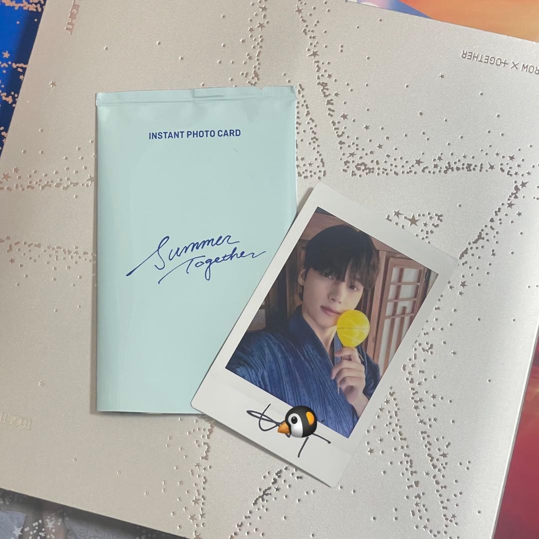 TXT SUMMER TOGETHER インスタントフォト ヒュニンカイ サイン