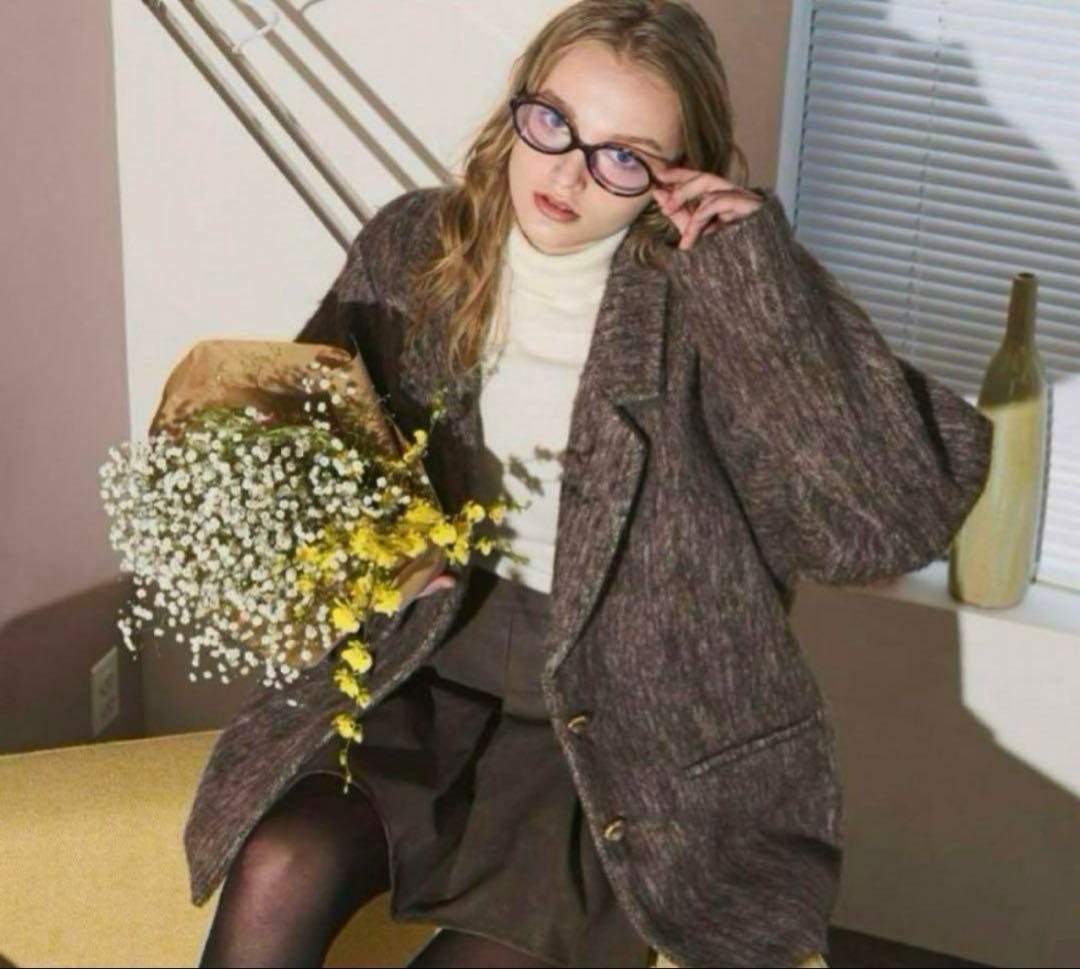 loin nuit shaggy coat / シャギーコート ブラウン