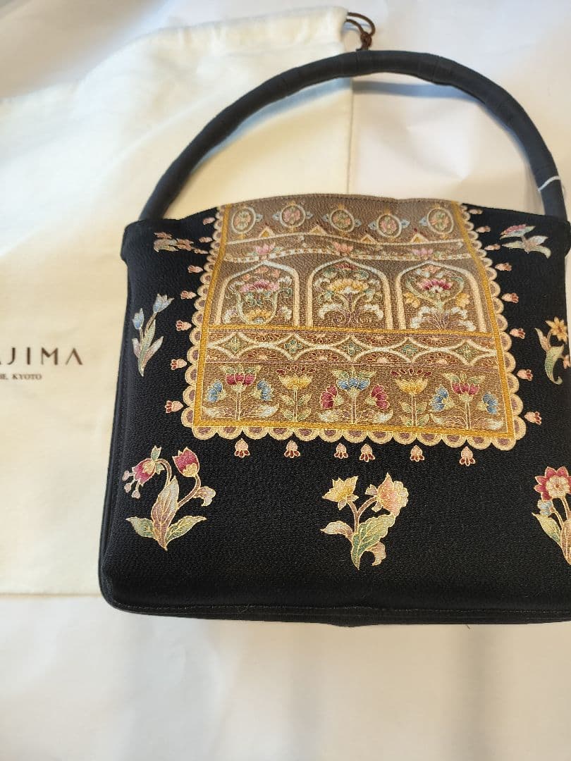 新品　和装バッグ 岡重バッグ OKAJIMAバッグ 黒 収納袋付き