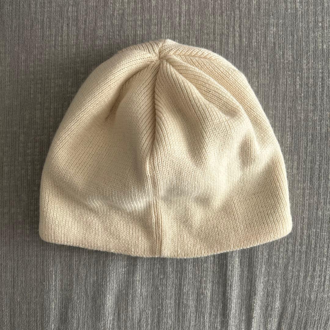 BURBERRY BLACK LABEL ニット帽 アイボリー