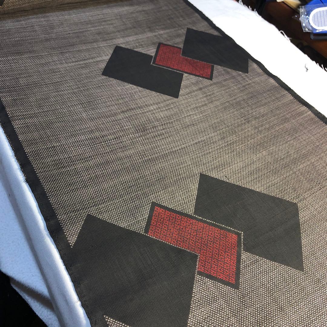 ❤ご予約専用　159.本場奄美大島紬　正絹　泥染め　1反　✡只今5％お値引き中