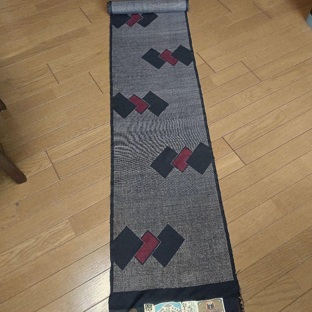 ❤ご予約専用　159.本場奄美大島紬　正絹　泥染め　1反　✡只今5％お値引き中