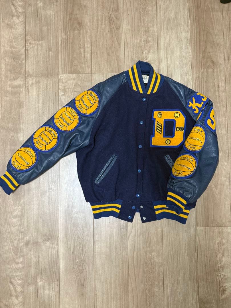 【激レア】70's vintage スタジャン Larry Black