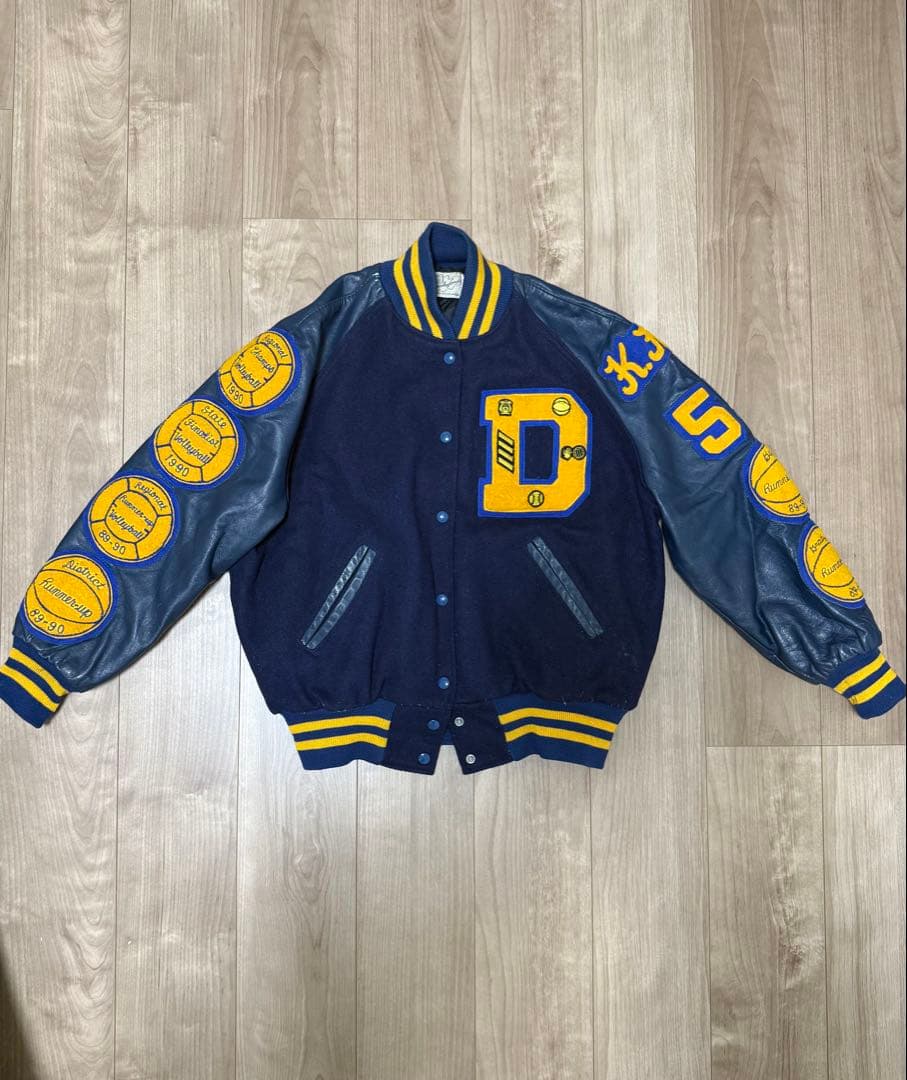 【激レア】70's vintage スタジャン Larry Black