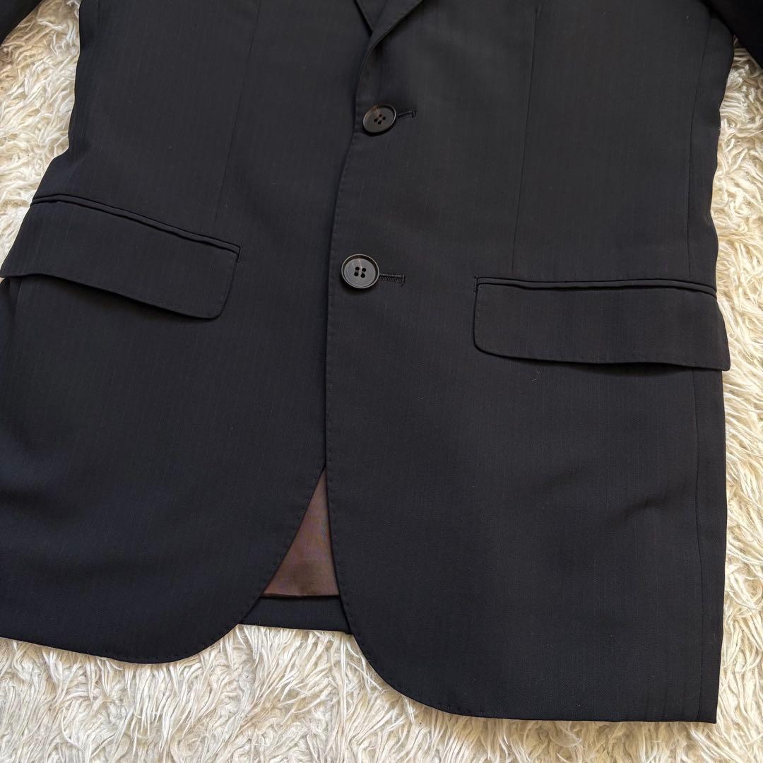 極美品　ジャンポールゴルチエ スーツ セットアップ 46 ブラック 総裏　メンズ
