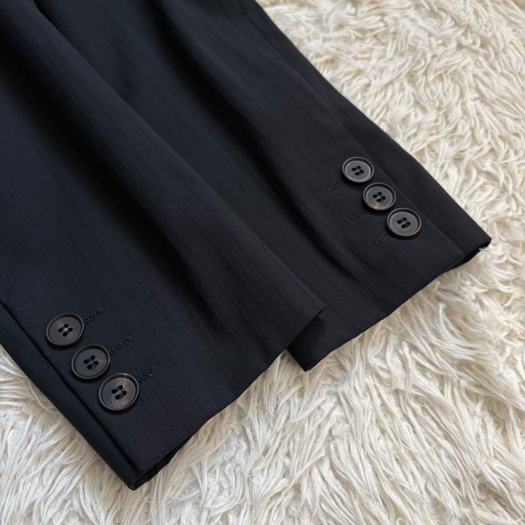 極美品　ジャンポールゴルチエ スーツ セットアップ 46 ブラック 総裏　メンズ