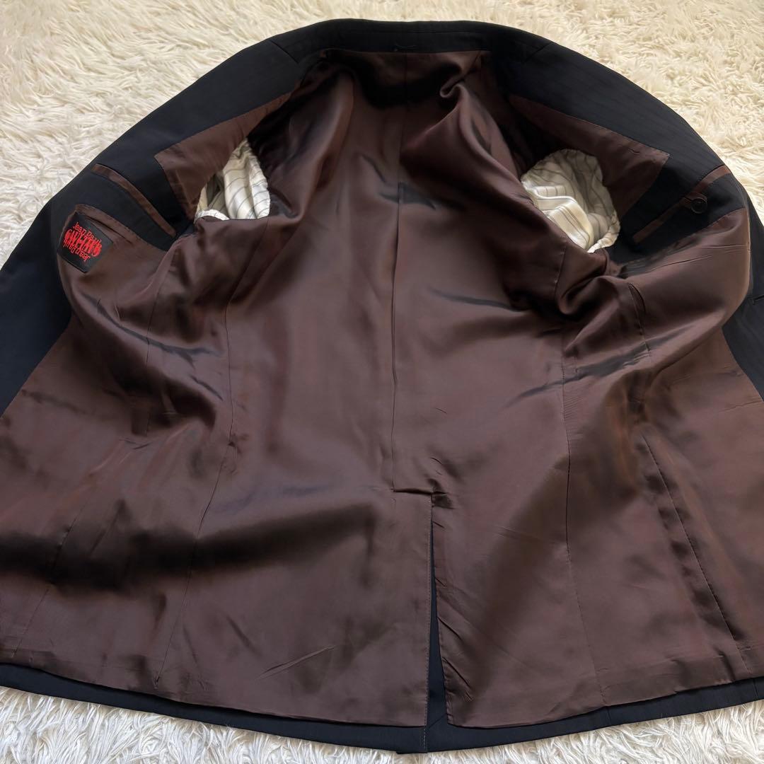 極美品　ジャンポールゴルチエ スーツ セットアップ 46 ブラック 総裏　メンズ