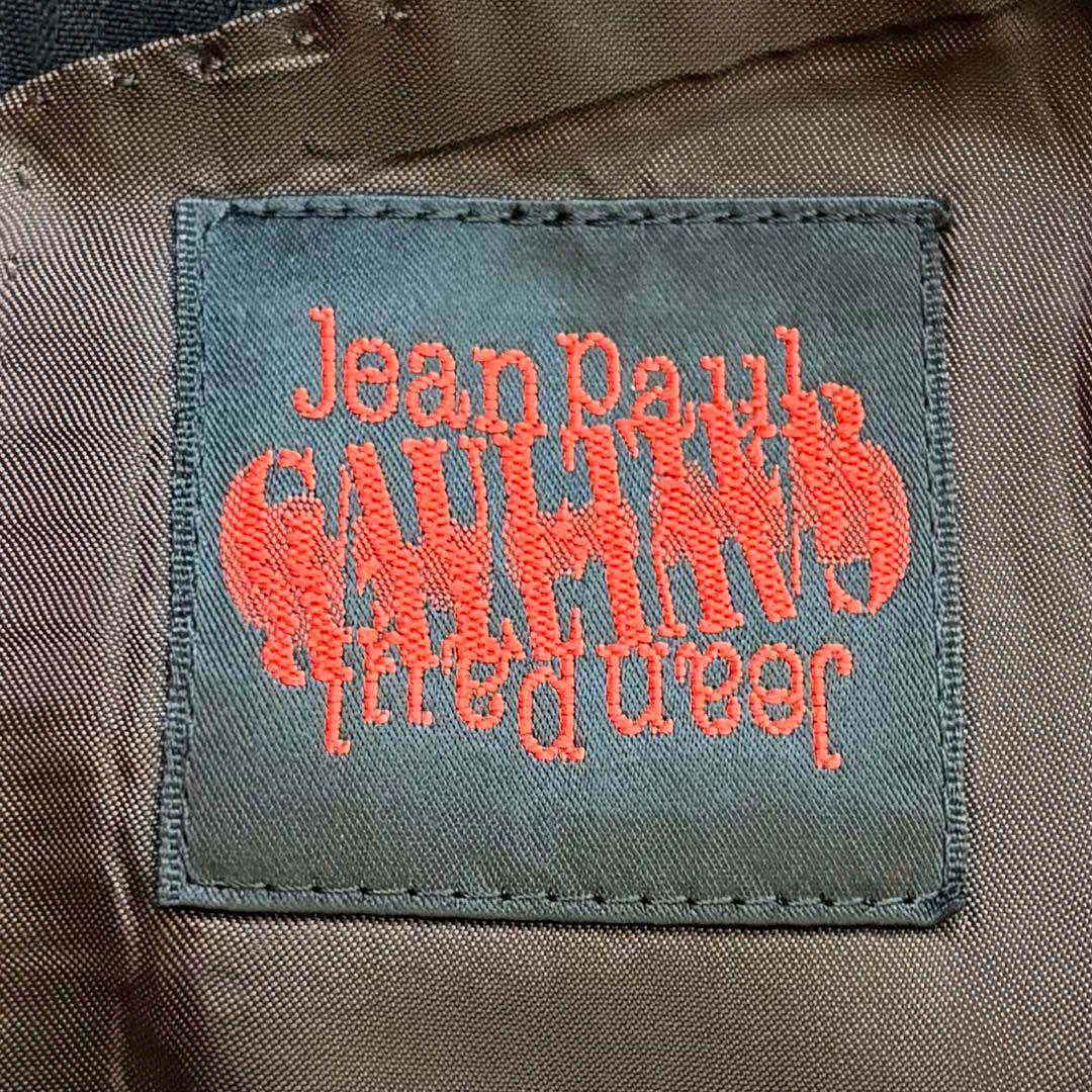 極美品　ジャンポールゴルチエ スーツ セットアップ 46 ブラック 総裏　メンズ