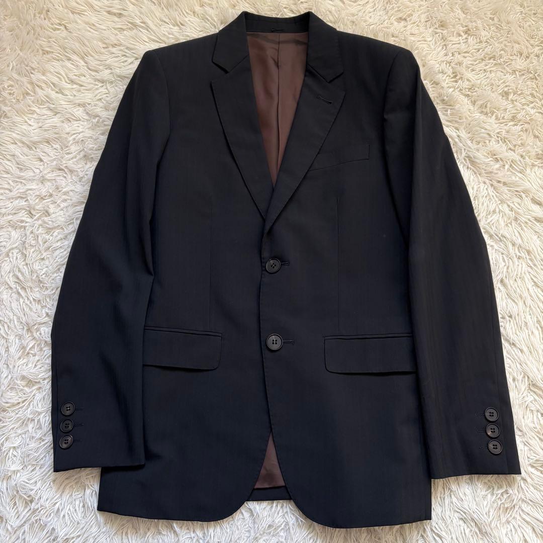 極美品　ジャンポールゴルチエ スーツ セットアップ 46 ブラック 総裏　メンズ