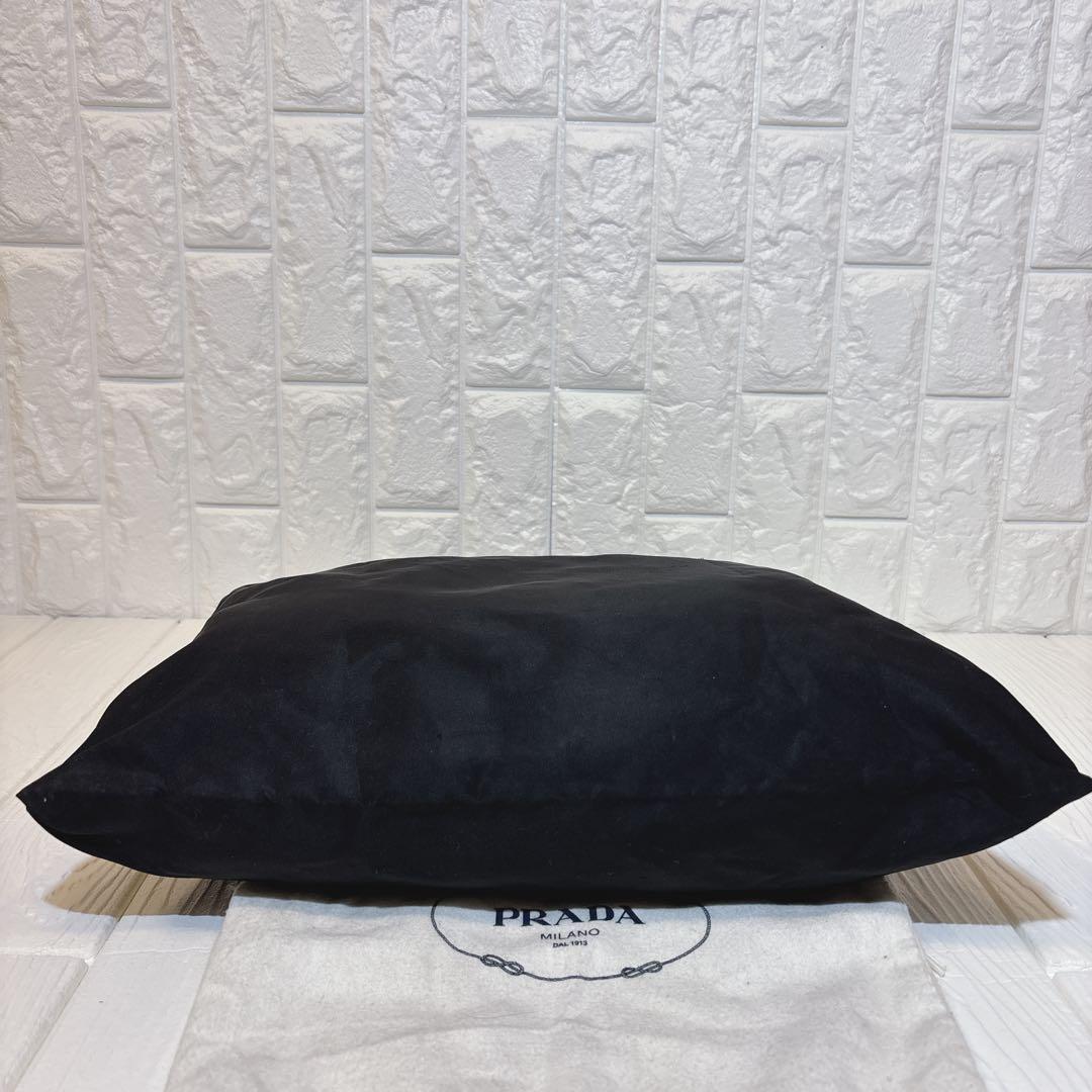【極美品】PRADA トートバッグ ハンド ビジネス ナイロン ブラック