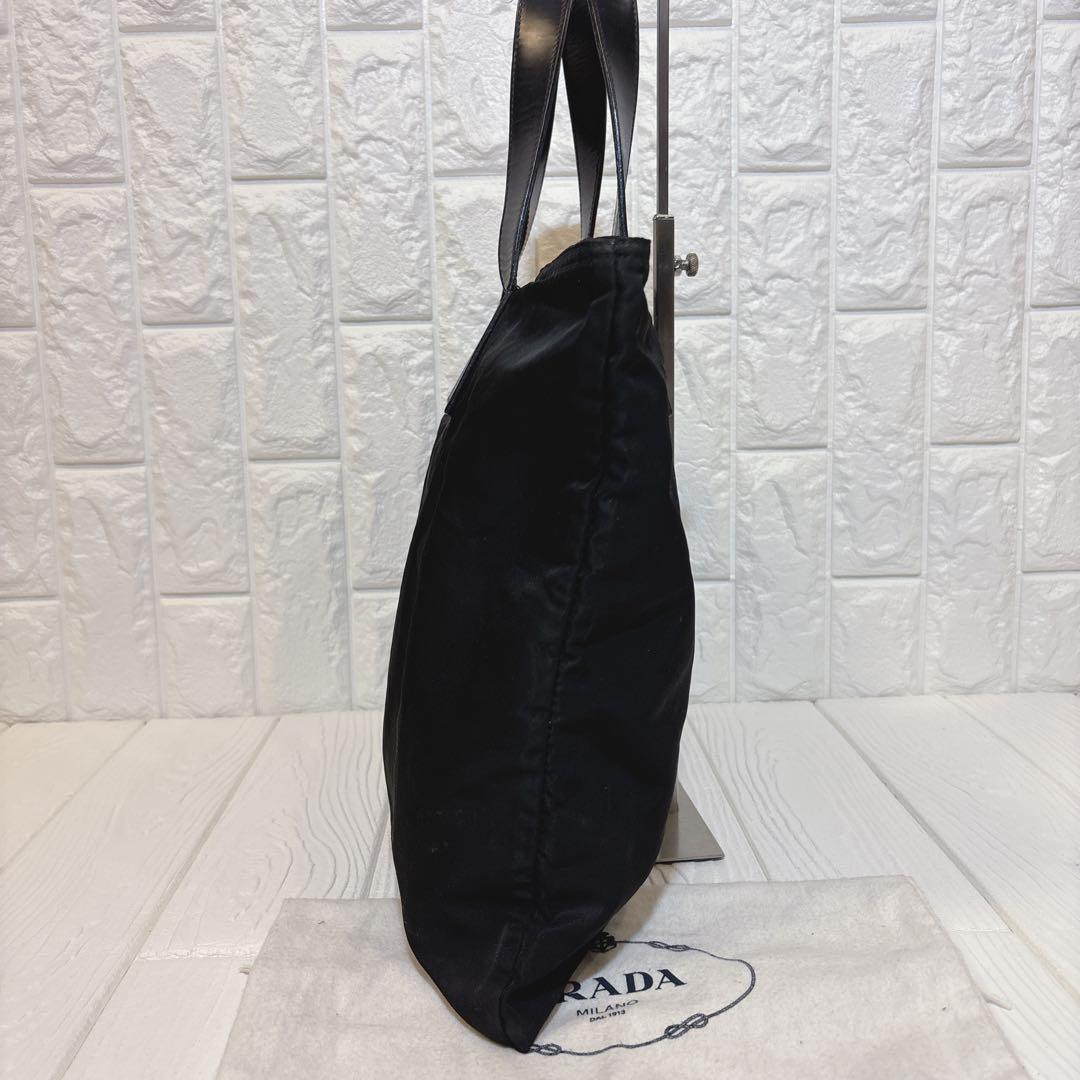 【極美品】PRADA トートバッグ ハンド ビジネス ナイロン ブラック