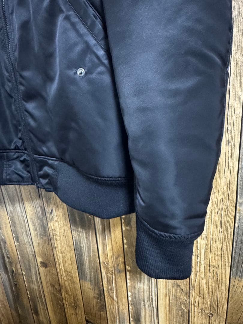 UNIQLO +J ハイブリッドダウンオーバーサイズ MA-1 ブラック XL