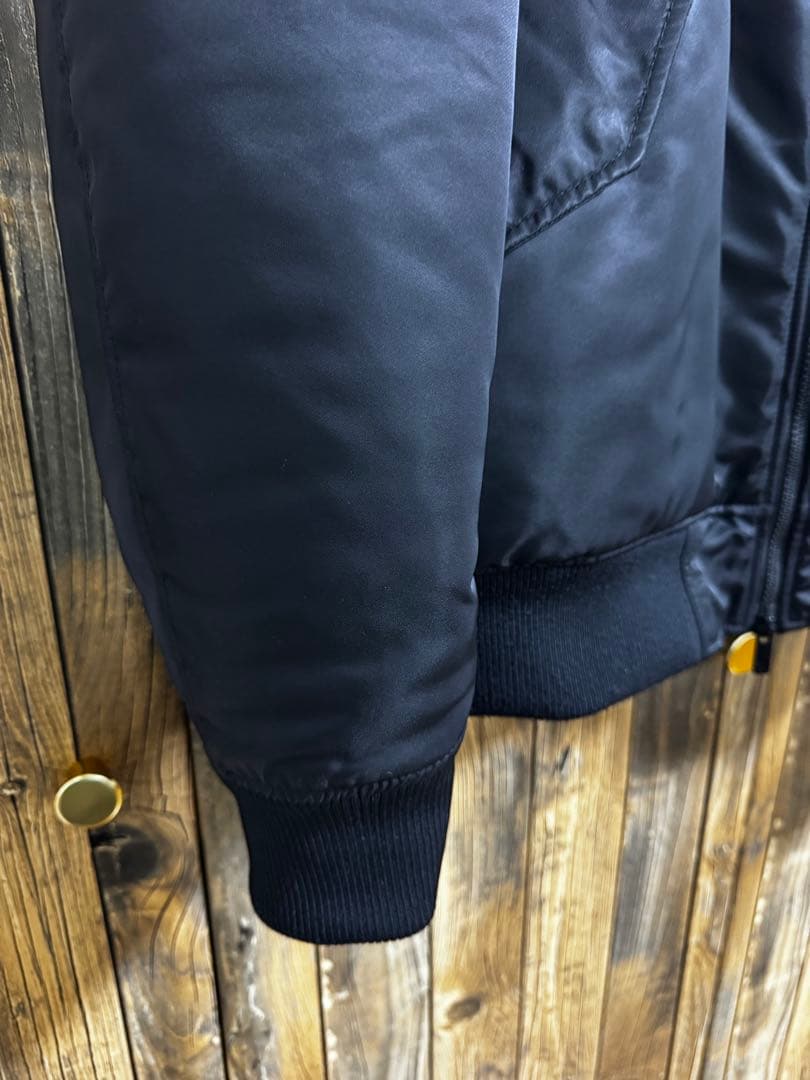 UNIQLO +J ハイブリッドダウンオーバーサイズ MA-1 ブラック XL