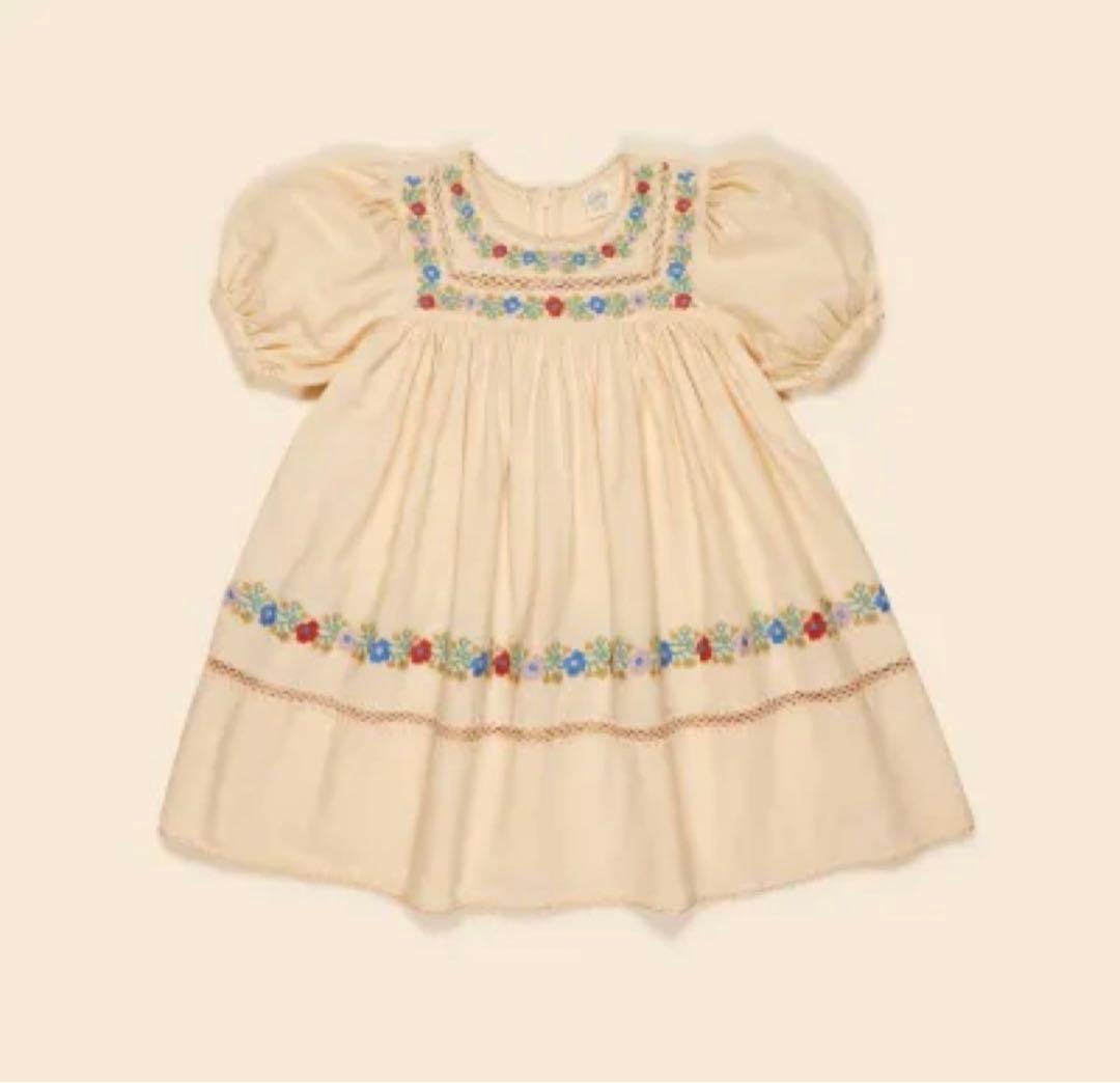 ワンピース Apolina Patsy Dress - Milk 7-9y
