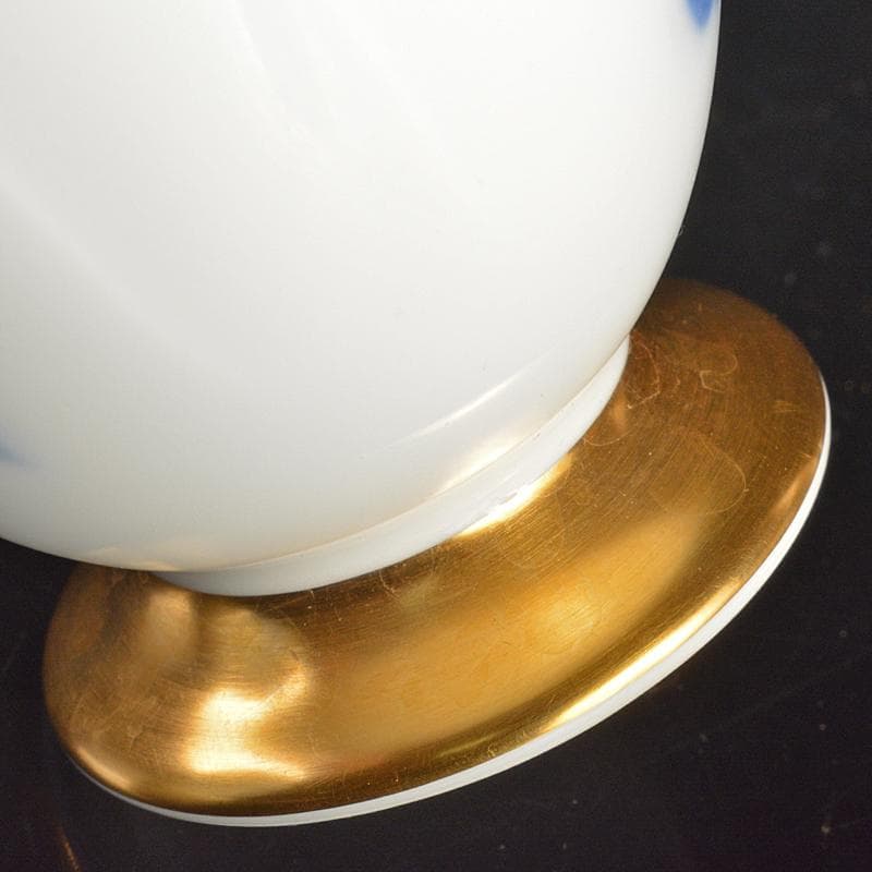 大倉陶園　染付金彩　コーヒーカップ＆ソーサー　2種2客　V　R7186