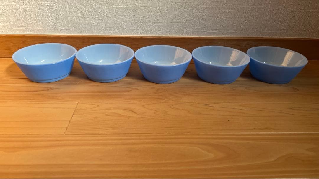 ファイヤーキング　ボウル　5個セット　ブルー　径12cm