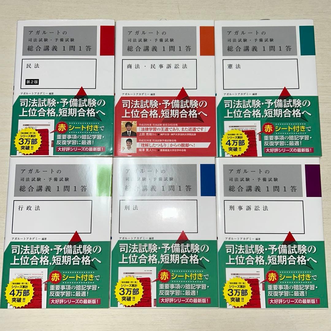 アガルートの司法試験・予備試験 総合講義1問1答 7科目