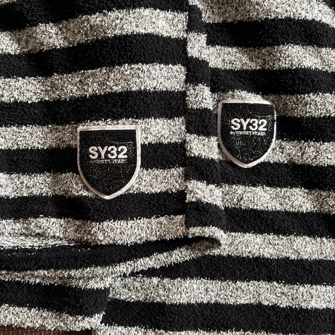 SY32 BY SWEET YEARS ストライプ柄 セットアップ　Lサイズ