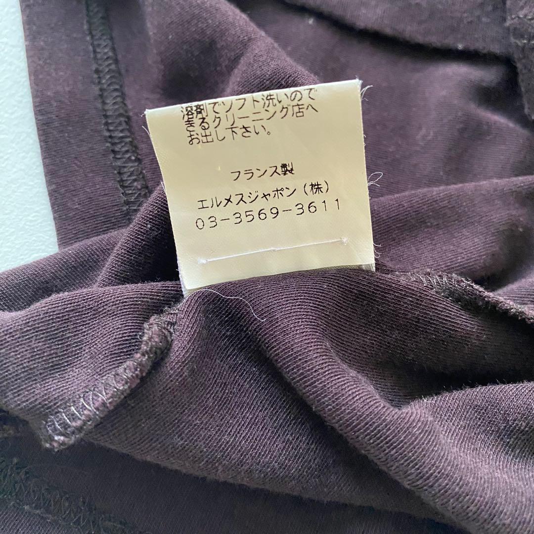 【もんじろうです】エルメス　ノースリーブトップス　36 マルジェラ期