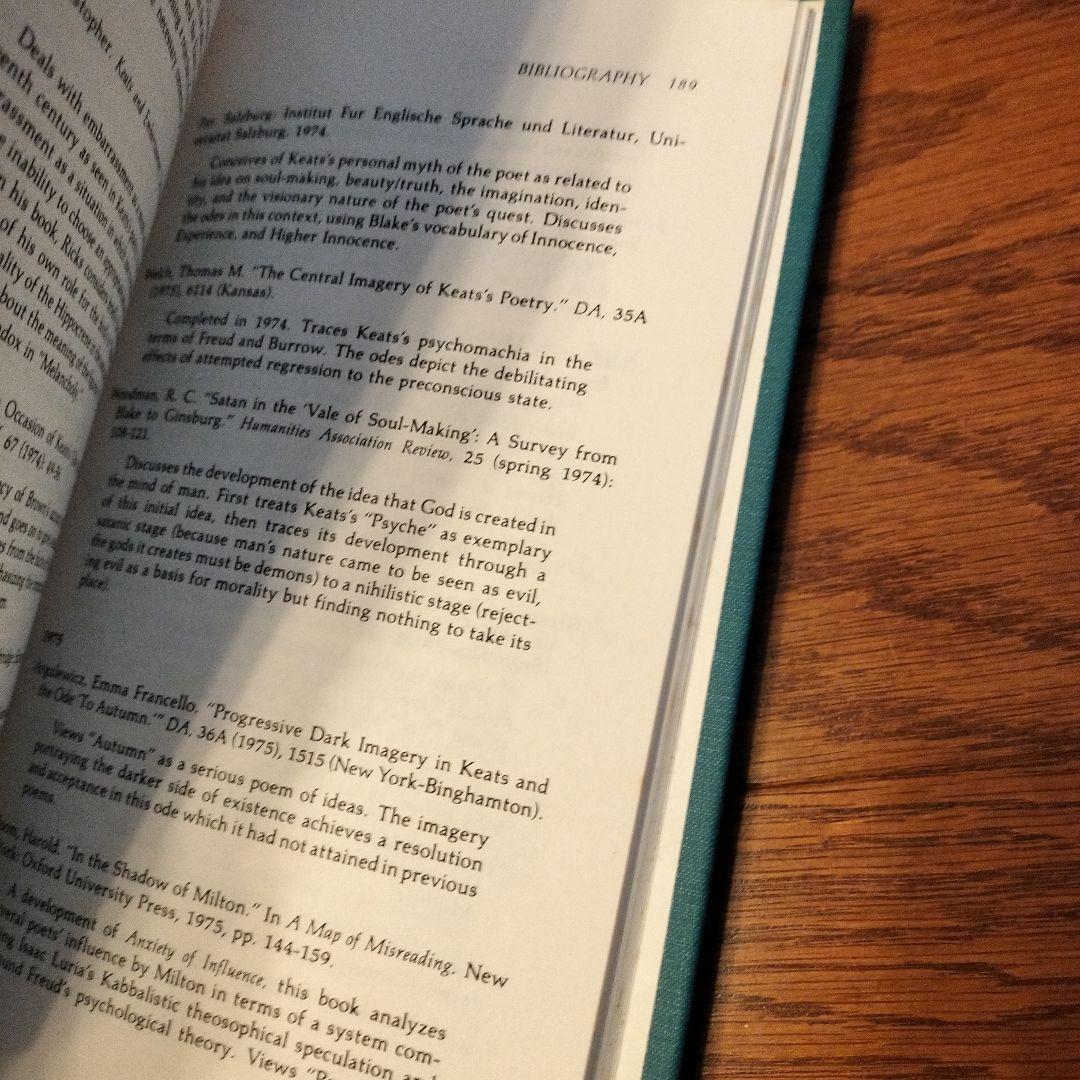 洋書 KEATS'S MAJOR ODES: Jack Wright Rhodes