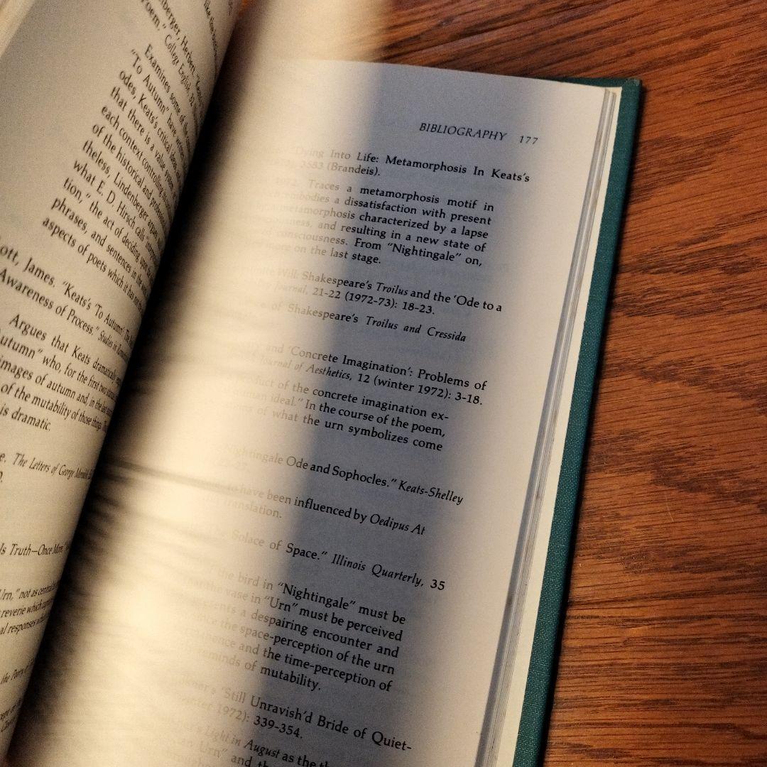 洋書 KEATS'S MAJOR ODES: Jack Wright Rhodes