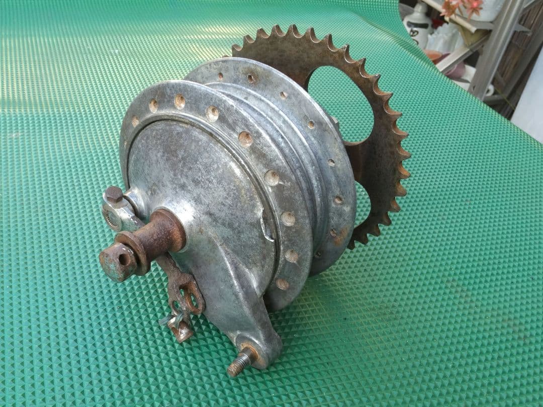 ホンダカブC100リヤブレーキ