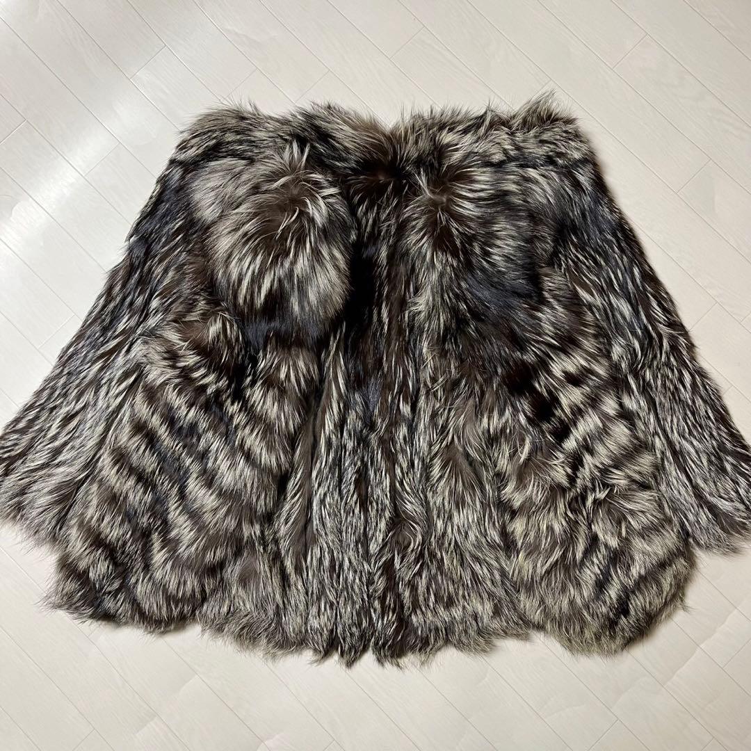 サガフォックス ロイヤル 毛皮 コート ジャケット 最高級 金サガ 着丈70cm