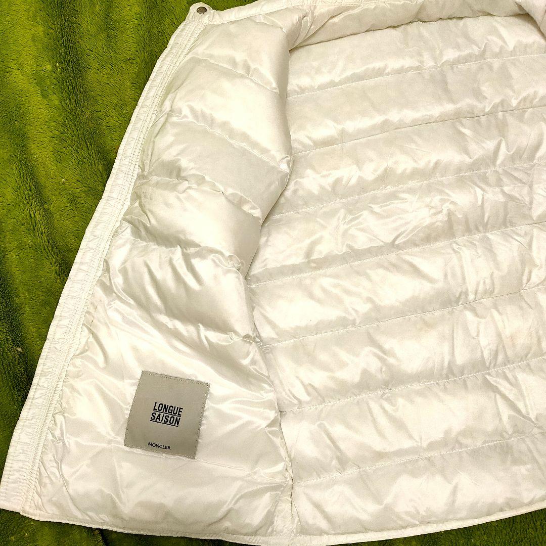 MONCLER 付属品有り！真っ白で可愛い！レア色！モンクレール　ダウン ベスト