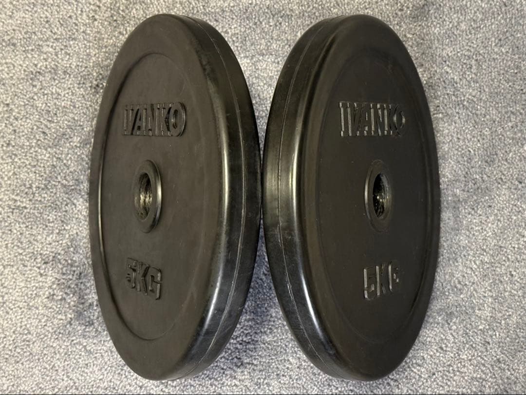 IVANKO 5kg バーベルプレート Φ28mm