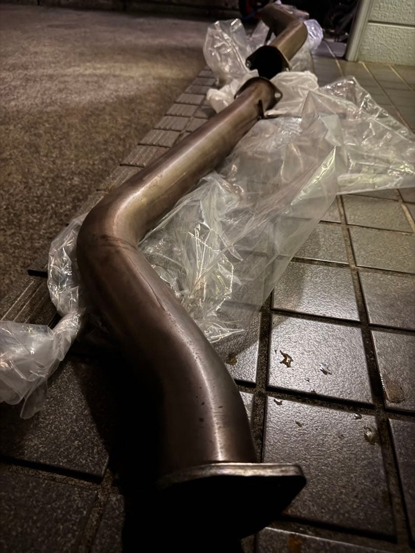 日産180sx ステンレス製デュアルマフラー