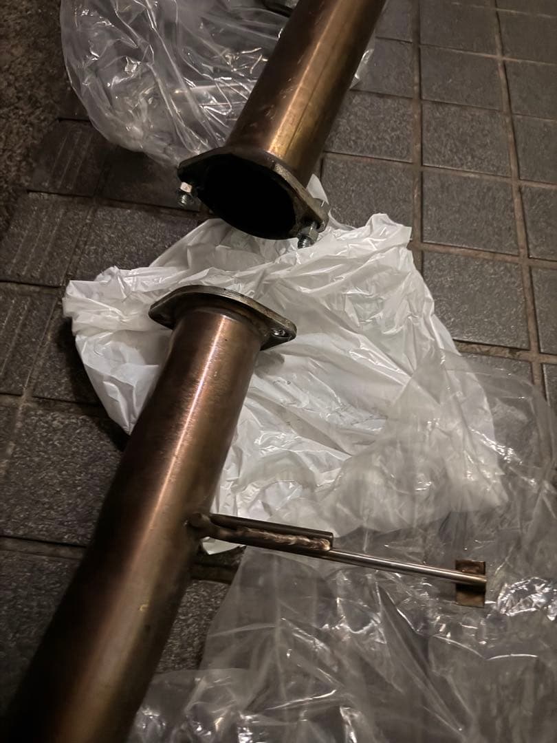 日産180sx ステンレス製デュアルマフラー