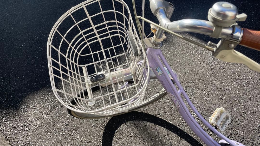 【くくる】子供用自転車 ラベンダー色